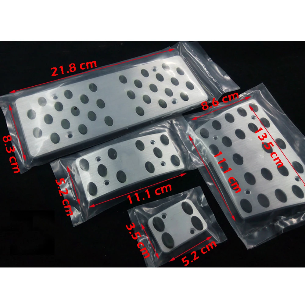 DEE Car accessories Aluminum Foot Rest Pedals Gas Brake Pedal AT For Lexus RX300 RX350 IS200 IS250 IS300 SC430 LS400 LX430 Pad