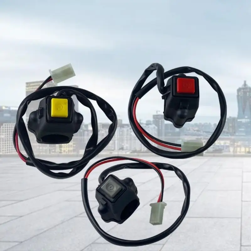 Switchbar motociclo U4LA Interruttore motociclistico Pulsante interruttore avvio accensione accensione Adatto per ATV