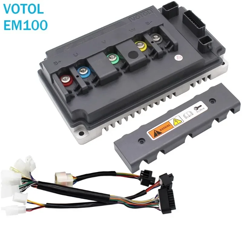 VOTOL Lander-Contrôleur à Onde Sinusoïdale Intelligent pour Moto Électrique, Version Améliorée, EM100, 72350, 72400