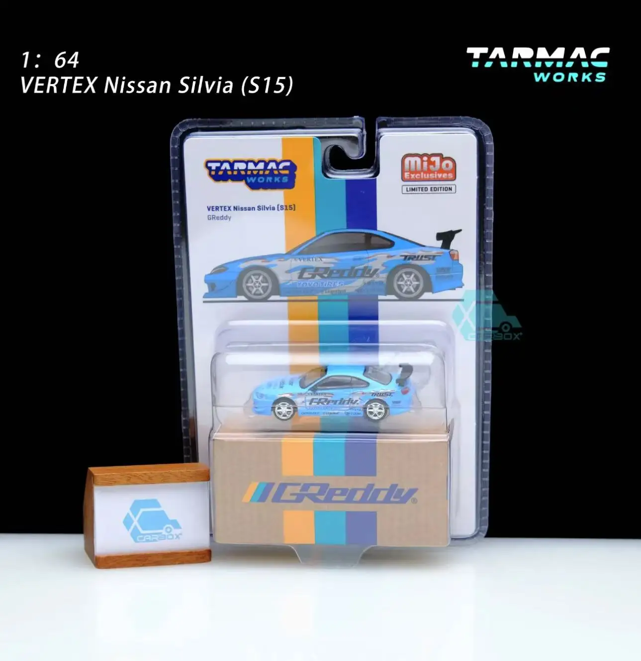 

В наличии TW 1:64 VERTEX Silvia S15 GReddy литая под давлением диорама модель автомобиля коллекция миниатюрные игрушки Tarmac Works