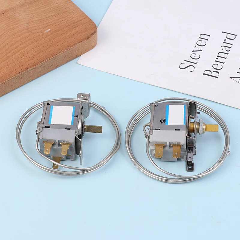 1pc Refrigerator Thermostat Temperature Control Switch Freezer Universal Mechanical Temperature Control Two-three Pin Thermostat