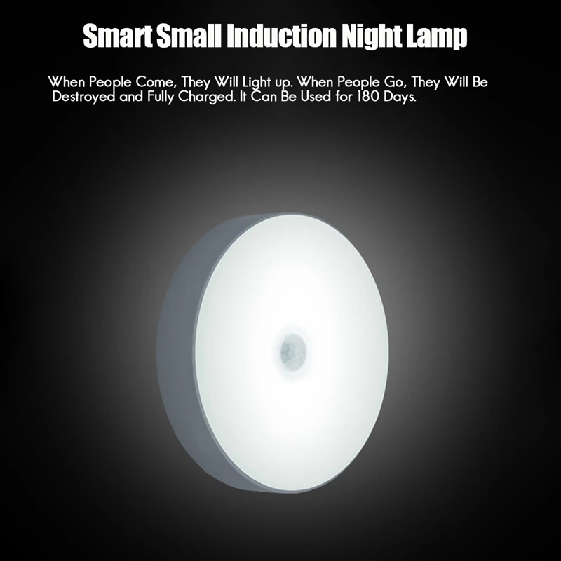 Motion Sensor Night Light Indoor, Rechargeable LED Closet Night Light Battery Operated Under Cabinet Lights 3Pcs