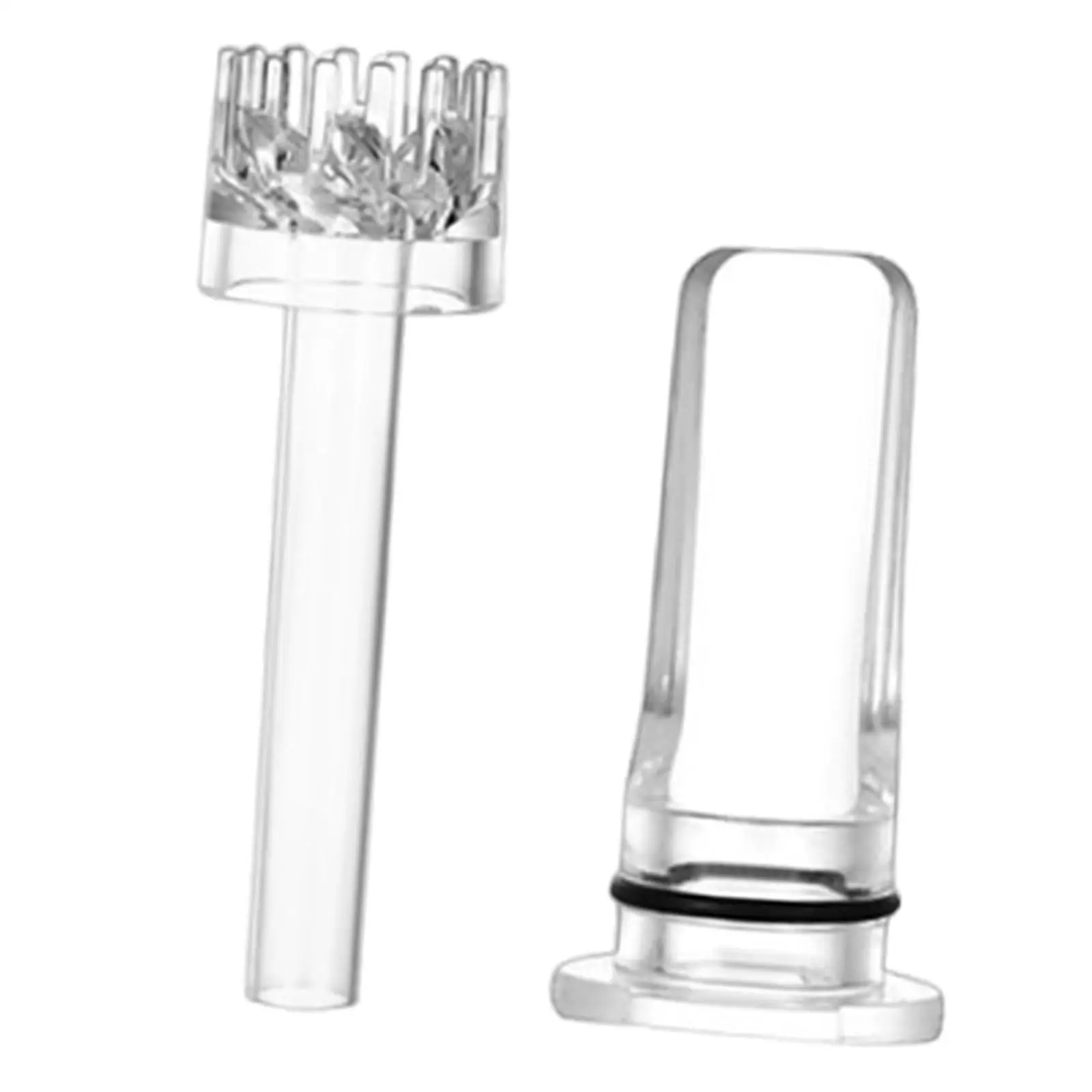 Aquarium Skimmer for Inlet Outlet Tube Aquarium Accessories Fish Tank Filter Rotation with Flow Control Valve Cleaning Tool