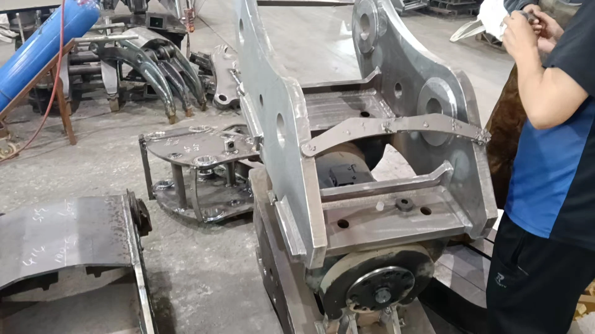 Maßgeschneiderter hydraulischer Bagger Powertilt Double Lock Tilt Quick Attach