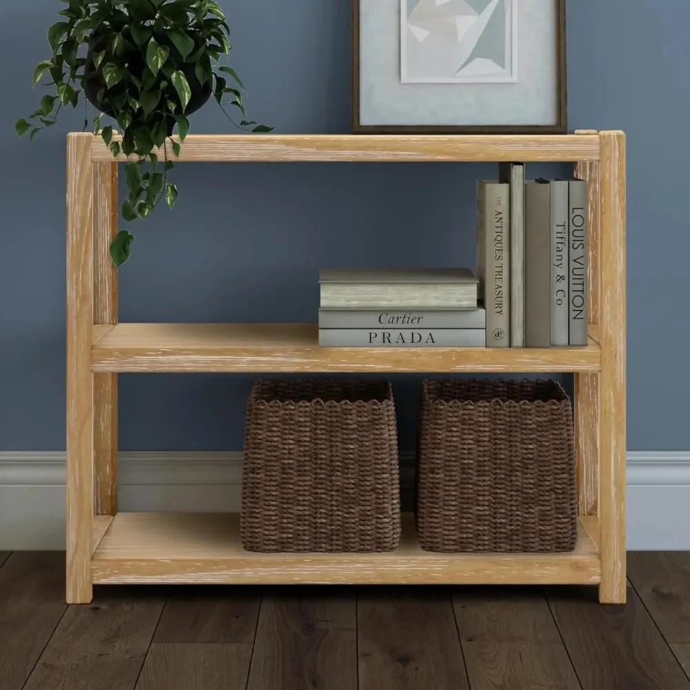 

"greenport 30-inch modular bookshelf - brushed driftwood finish"