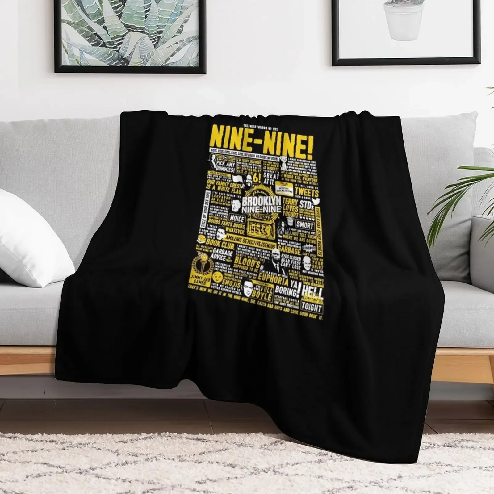 New Wise Words of the Nine-Nine Throw Blanket Warm Summer Flannel Luxury Brand Blankets