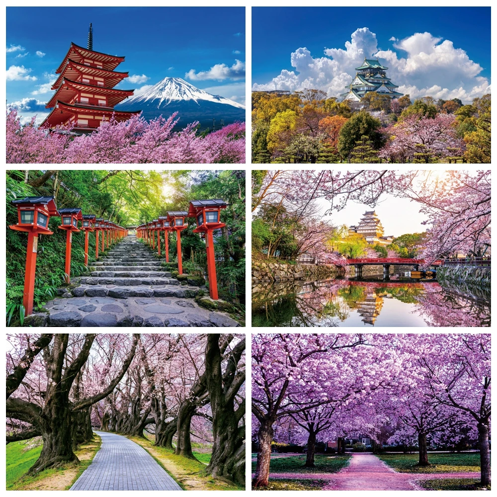 ฉากหลังภาพทิวทัศน์ธรรมชาติญี่ปุ่นฤดูใบไม้ผลิฉากหลังดอกซากุระภูเขาทิวทัศน์ป่าฉากเด็กผู้ใหญ่ภาพพื้นหลัง
