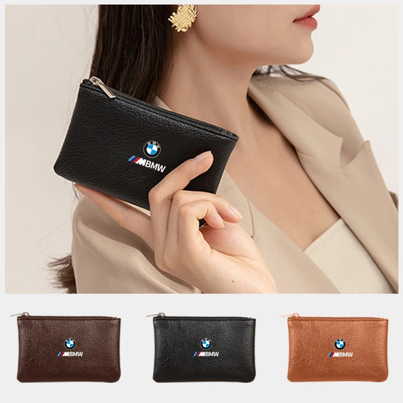 Car Wallet Bag Credit Card Driver License Holder For BMW Performance F10 F20 F30 F40 E92 E91 G20 G30 G05 G06 G07 G11 G01 G02 G32