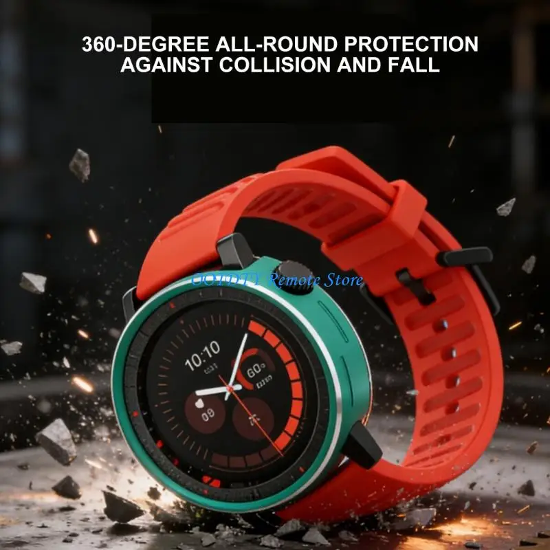 

Corrosion Resistant Metal Watch Cover Case Secure On Design Lightweight Protective Shell Ergonomic Contoured Design