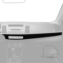 for Mitsubishi Lancer EVO 2010 2011 -2015 Co pilot Dashboard decoration cover trim sticker decal Car Interior Accessories ABS