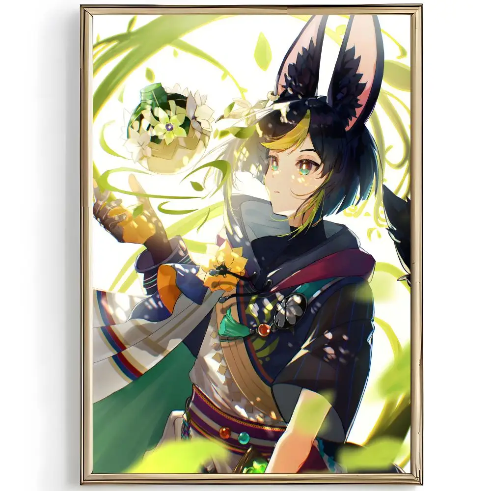 game character G-Genshin Impact-Tighnari Poster Unique Home Decoration Ideas & Stylish Interior Art