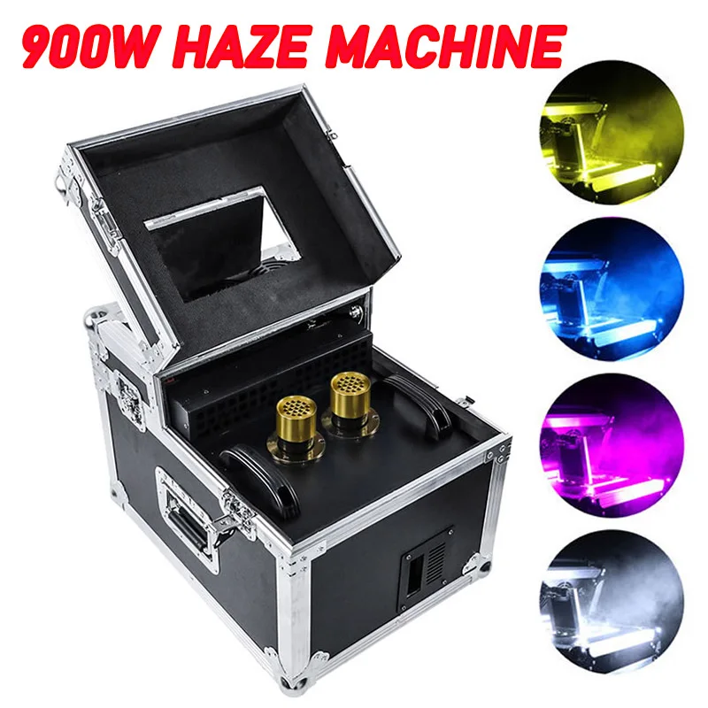 Butoy 900W Dual Double Haze Machine DMX512 Control for Wedding DJ Disco Spray Vertical Smoke Machine Stage Fog Hazer