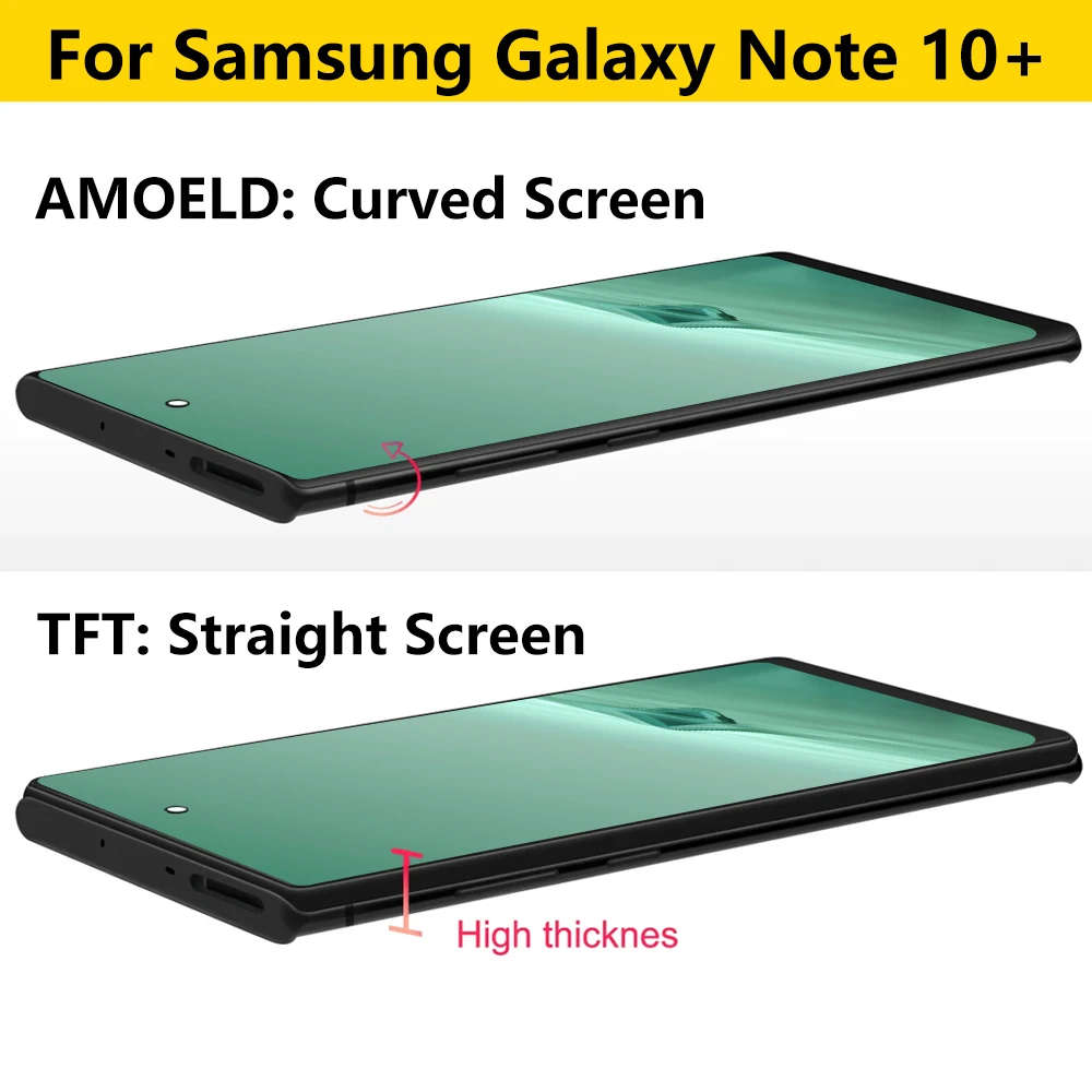 AMOELD pro Samsung galaxy note10 plus N975F N975U N975N LCD displej dotek obrazovka digitizér s formulovat pro samsumg note10+ LCD