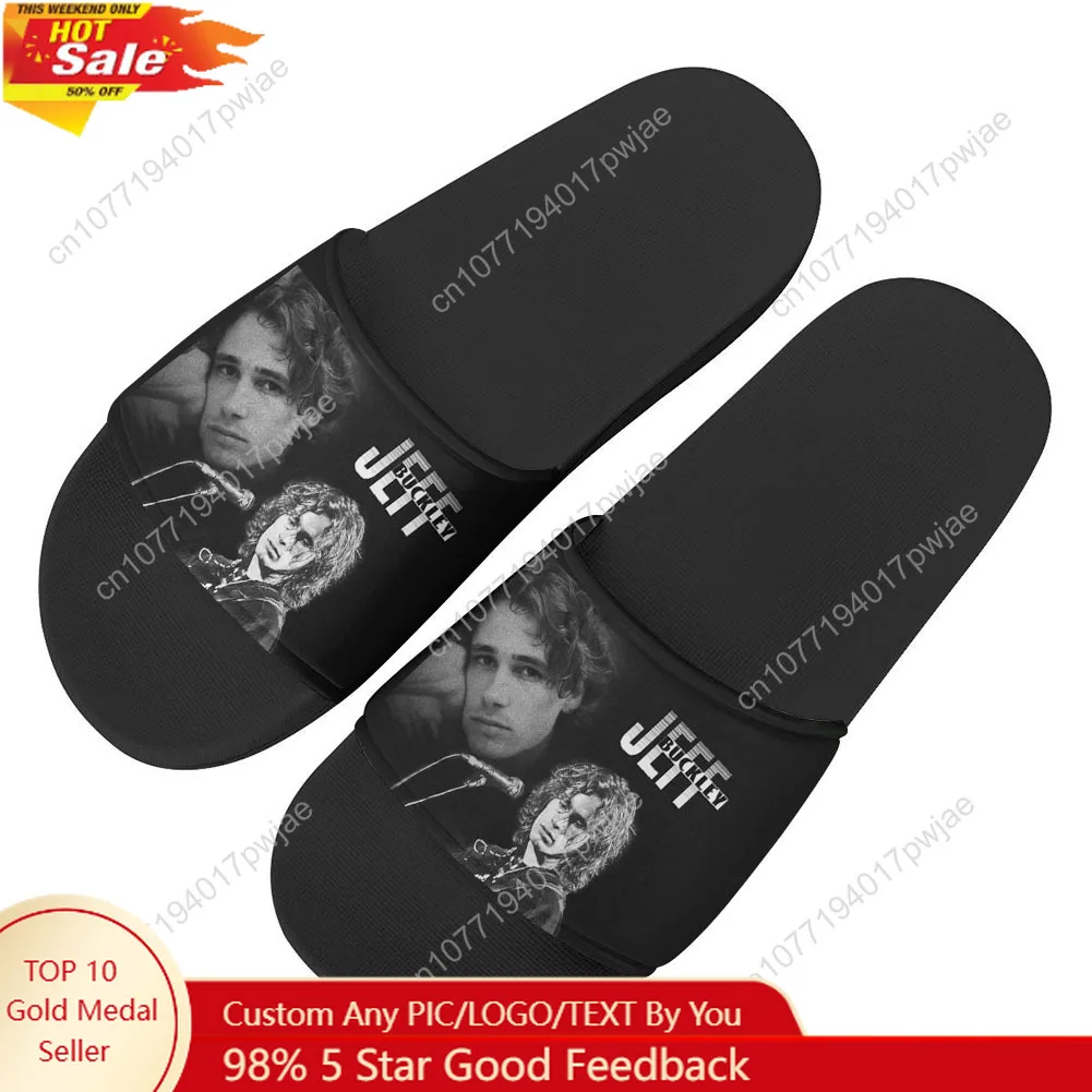 

Тапочки Jeff Buckley Singer, домашняя уличная повседневная обувь для воды, мужские и женские подростковые пляжные сандалии для бассейна, летние тапочки