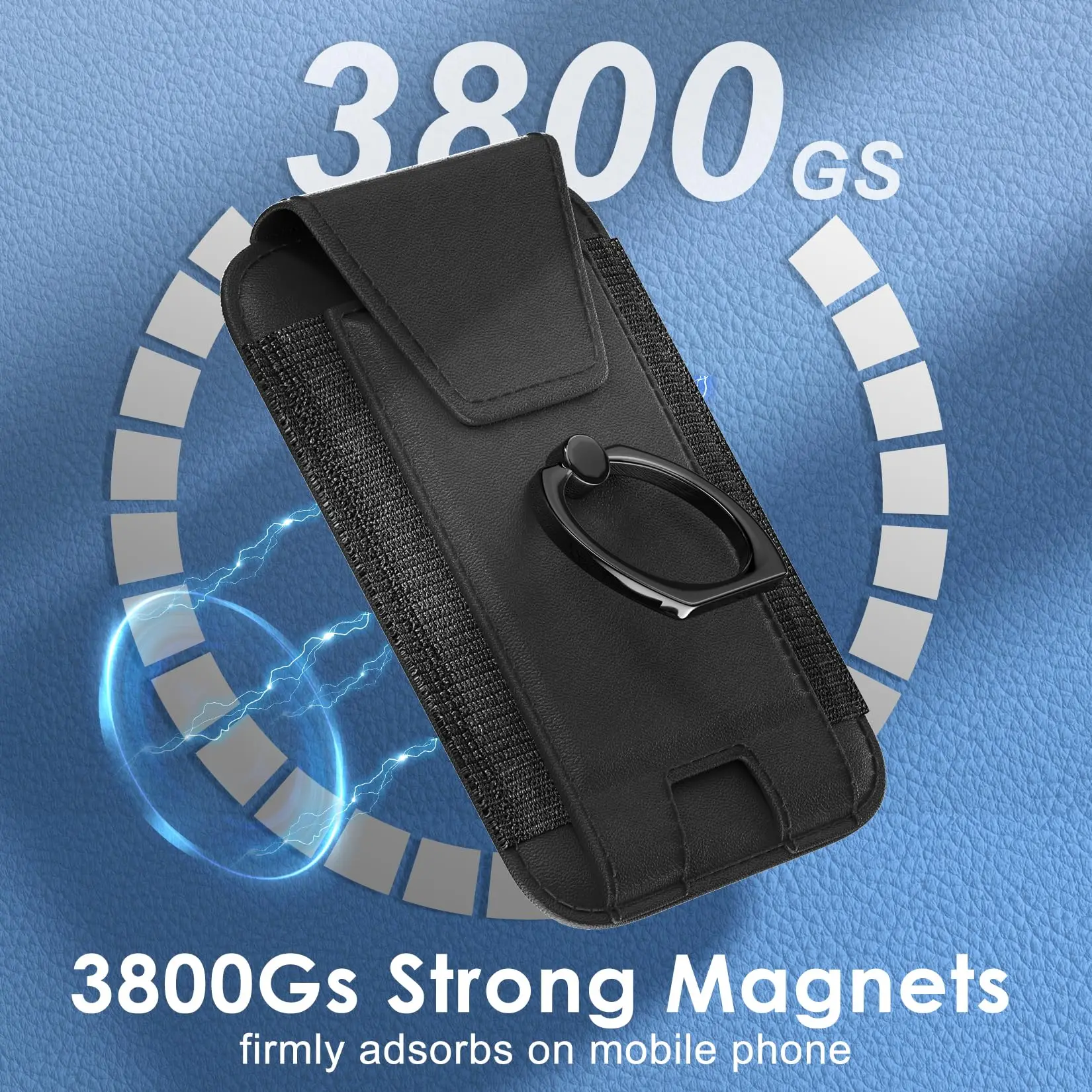 Multifunctional Magnetic Phone Holder Stands Leather Wallet for IPhone 16/15/14/13/12 Pro Max Strong Magnetic Card Holder Wallet