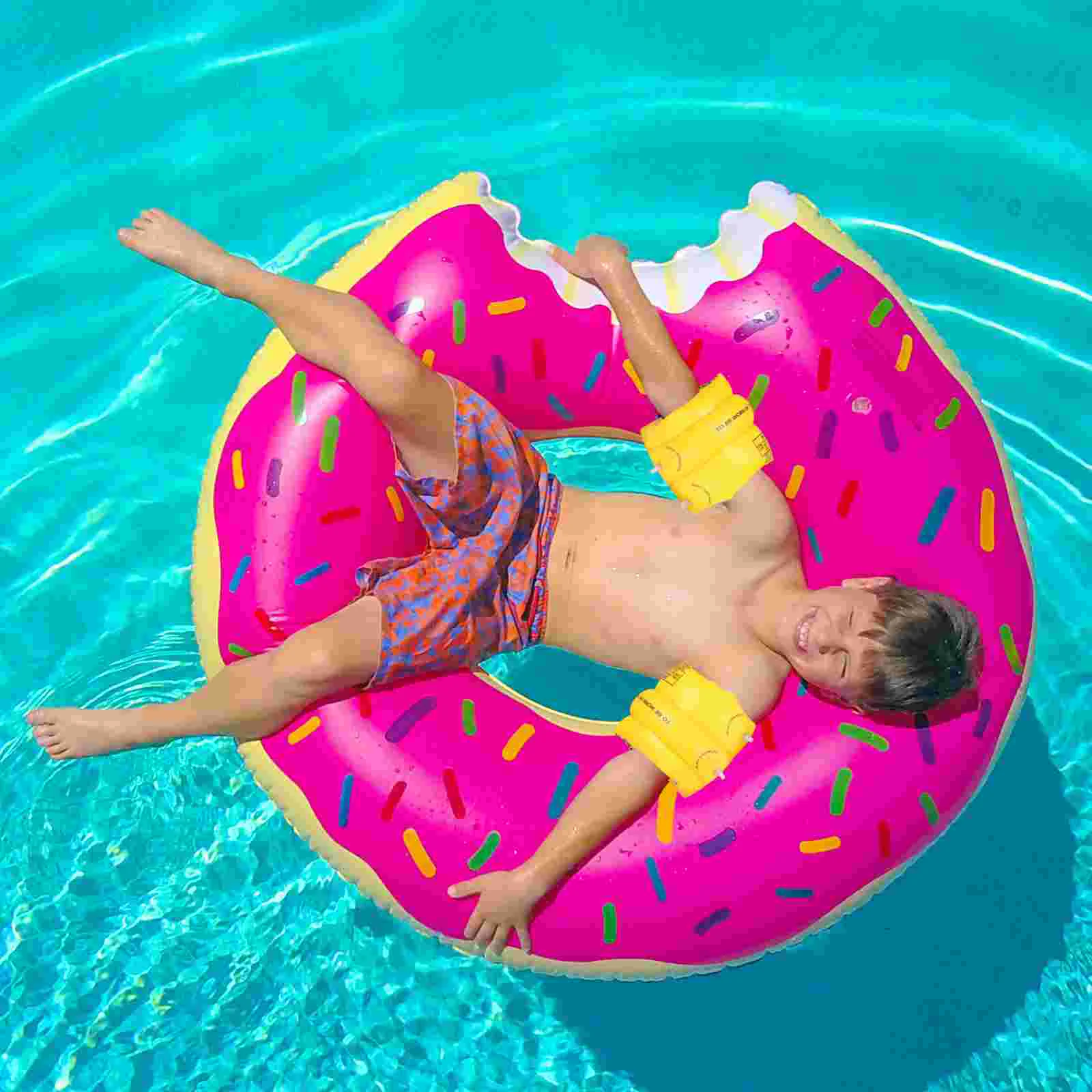 2 Pcs Swimming Armband Water Sleeve Floaties for Adults Inflatable Toddler Child