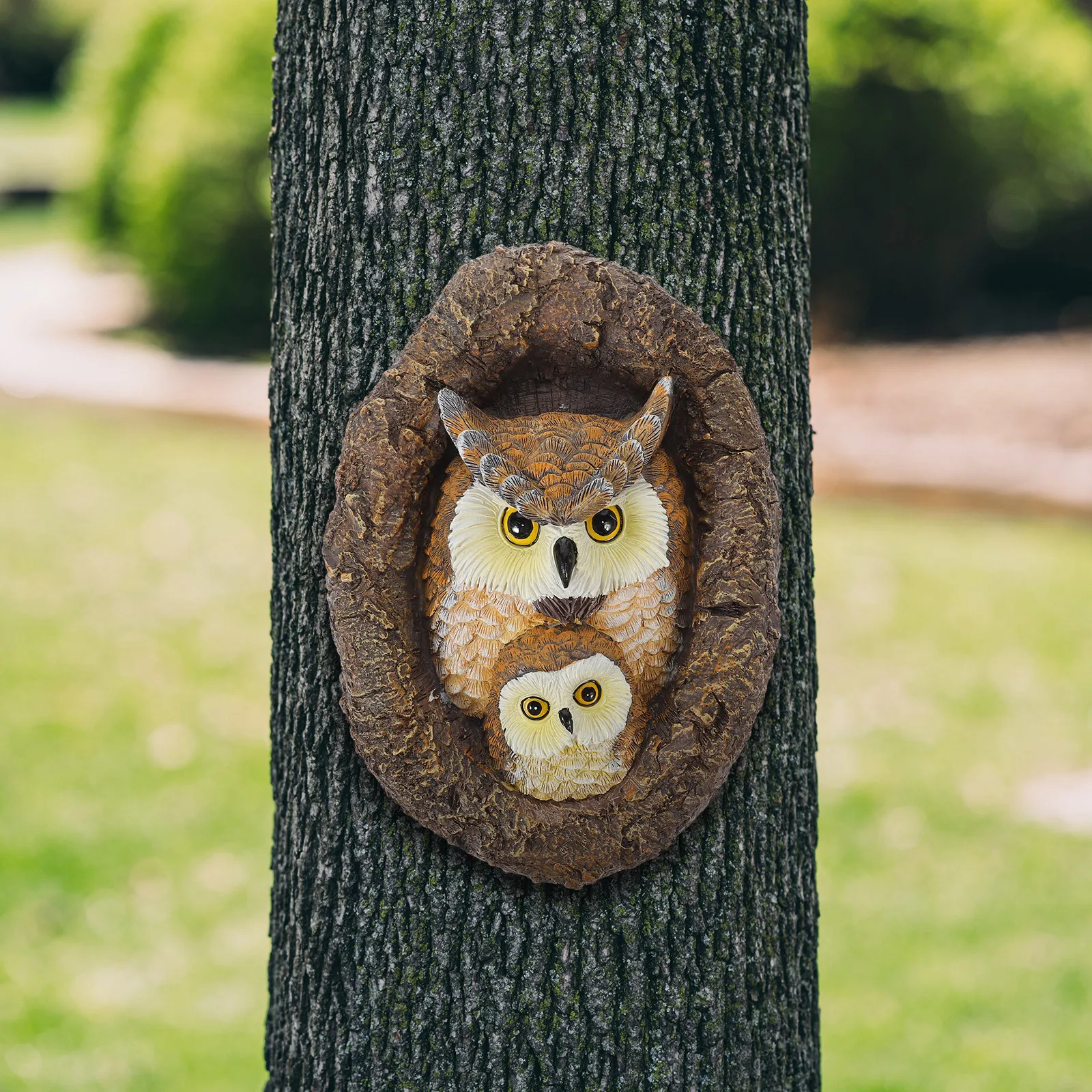 

Decoration Decorative Owl Craft Ornaments Small Outdoor Statues for Garden Yard