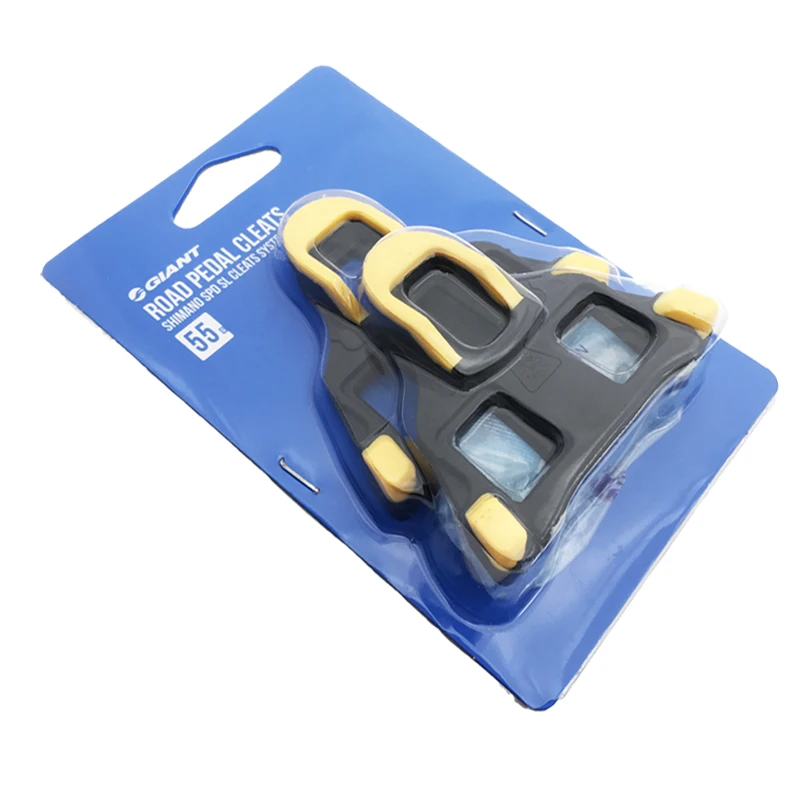 Genuine GIANT Pedal Cleats Set 6° Float SPD-SL Road Bike Pedals Cleat Yellow Giant Cleats for Shimano SH11 Bicycle Accessories