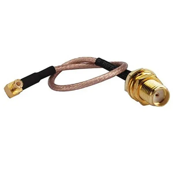 SMA Antenna Cable Extension Assembly RG316 SMA Female to MCX Male Right Angle 15CM