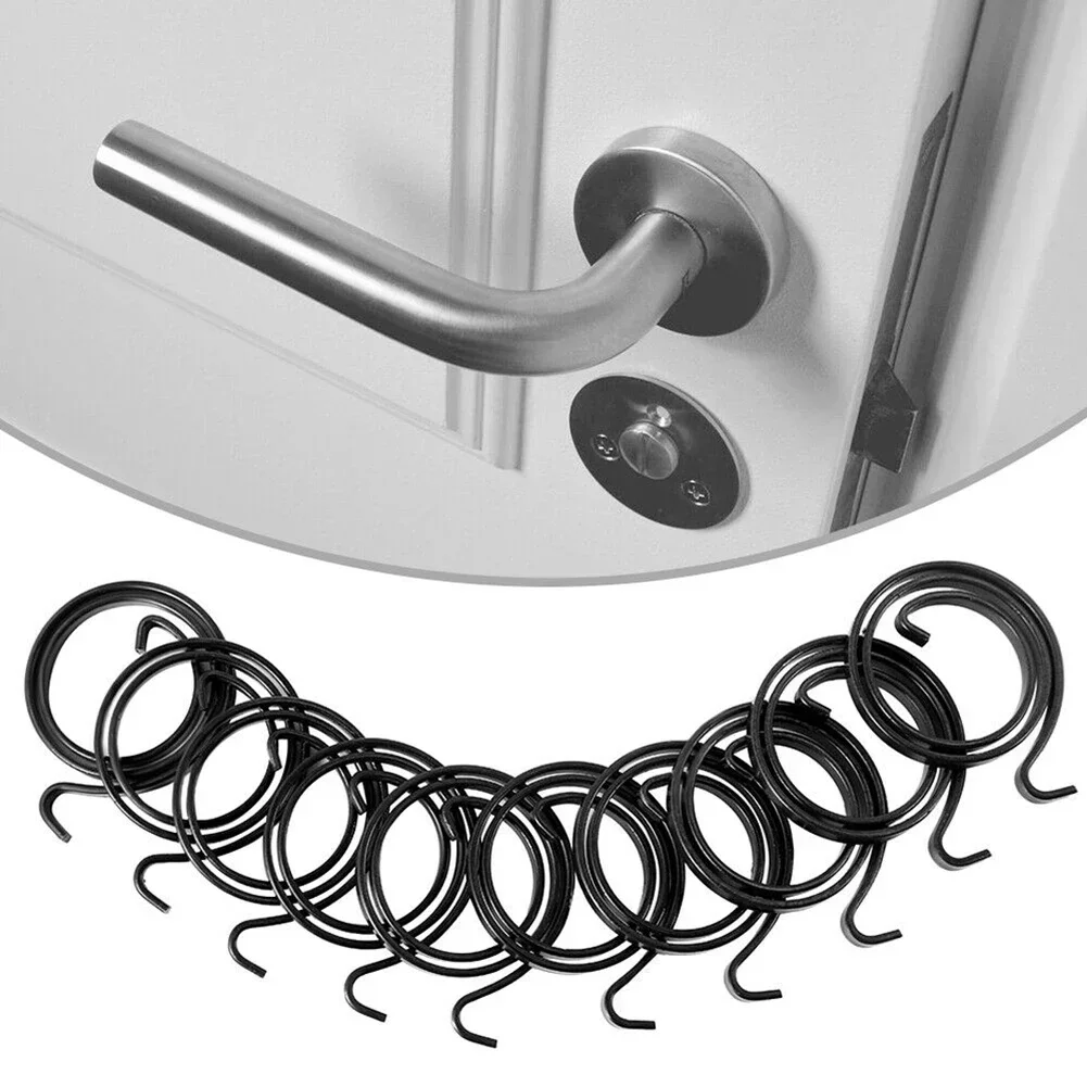 Resorte de torsión de repuesto para perilla de puerta, resorte de reemplazo para reparación de bobina interna de puerta, resorte de torsión de retorno, 10 piezas, 2,5