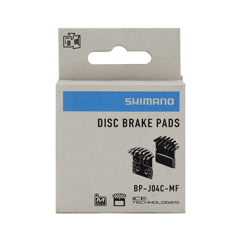 SHIMANO J04C Disc Brake Pad Metal with Fin MTB Bike for DEORE SLX XT M6100 M7100 M8100 M8000 M9000 Bicycle Parts