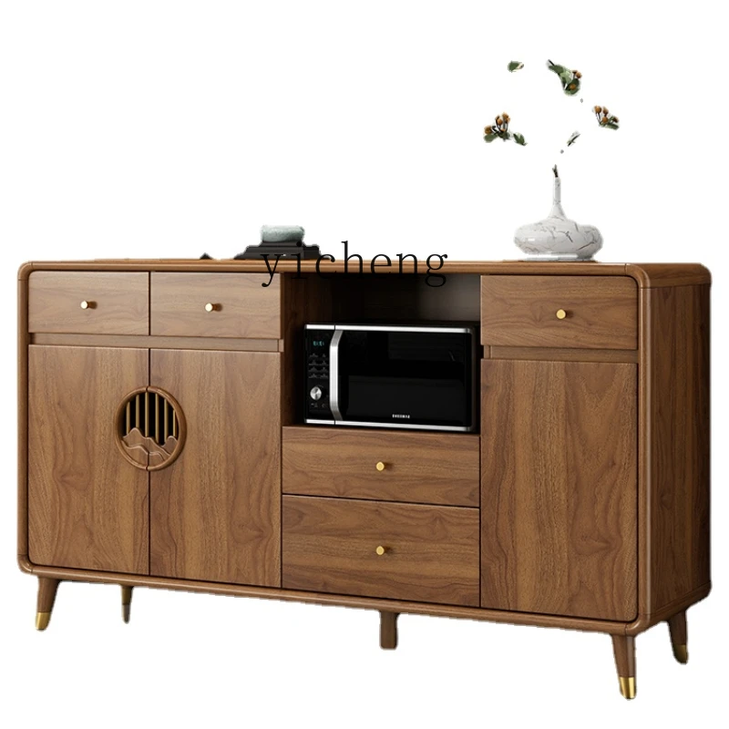 Xl Solid Wood Border Sideboard Cabinet Modern Minimalist Wall Tea Cabinet Kitchen Cabinet