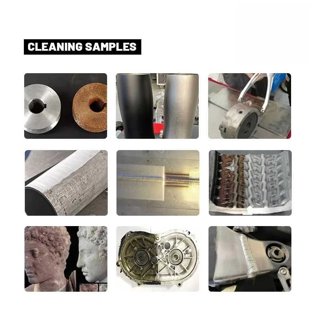 Factory Price High Power 6000W Fiber Cleaning Machine for Rust Oil Stain Removal on All Metals