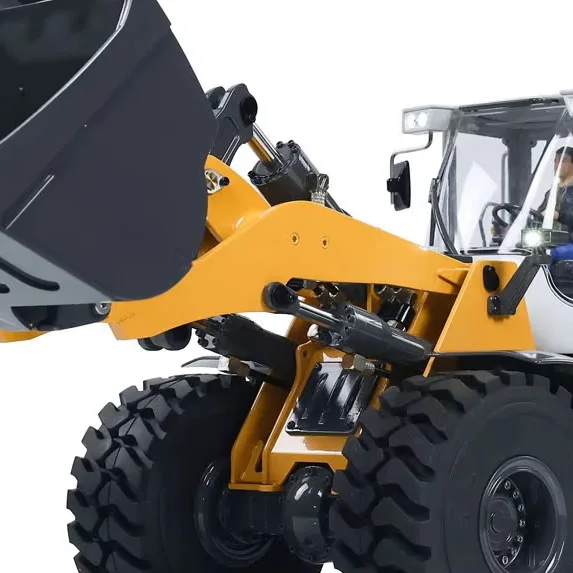 

На складе США XDRC 580 1/14 Металлический RC гидравлический погрузчик RTR Инженерный игрушечный автомобиль с дымовыми огнями для взрослых Хобби Строительная игрушка