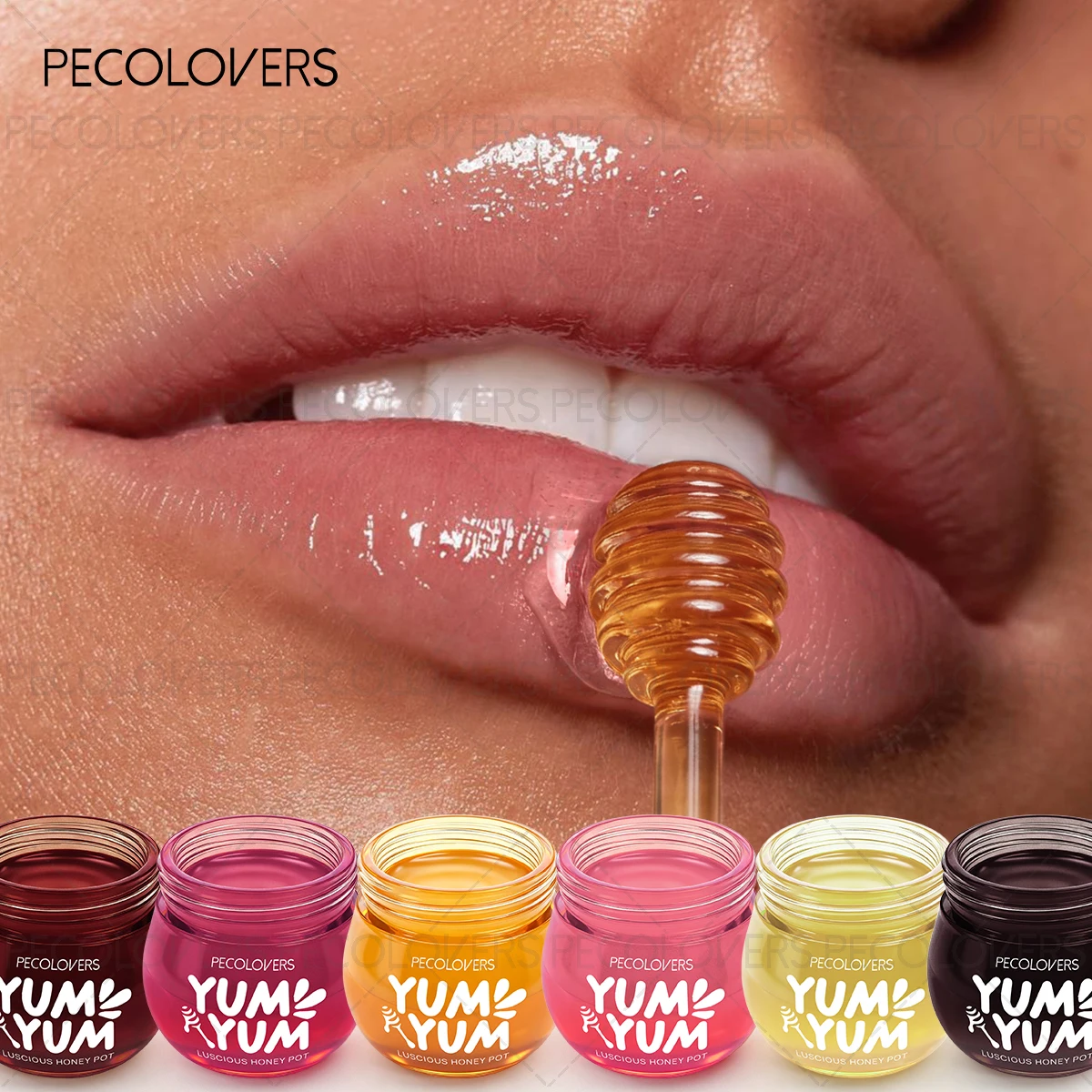 1PC  Moisturizing Hydrating Lip Balm Strawberry Peach Cherry Lip Oil Nourishing Smoothing Lip Lines For Dry Skin Daily Lip Care