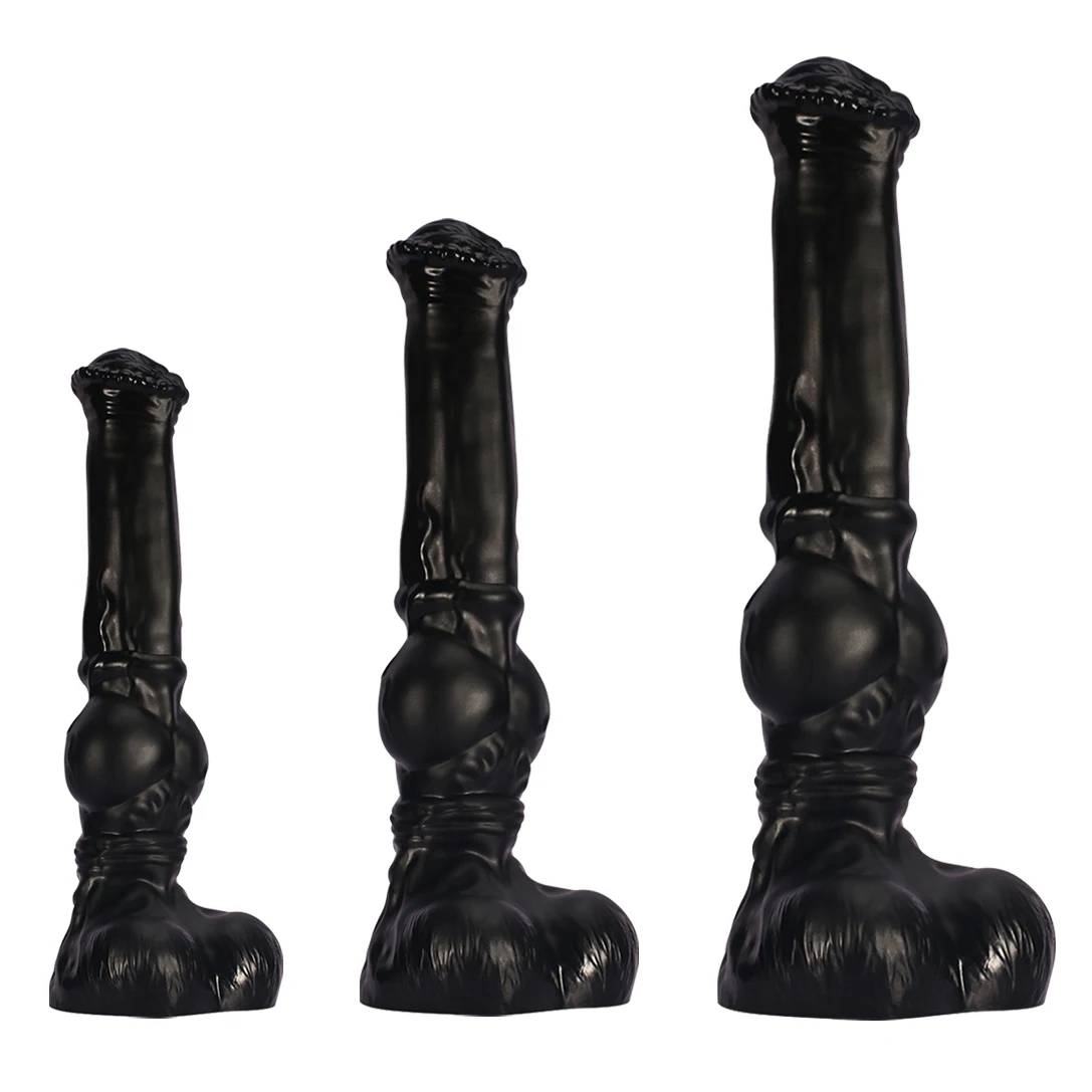 Nuevos Dildos de Animales: Dildo de Caballo, Dildo de Perro, Pene Grande, Enorme Pene, Plug Anal, Estimulación del Punto G, Masturbación, Copa de Succión, Sexo Adulto