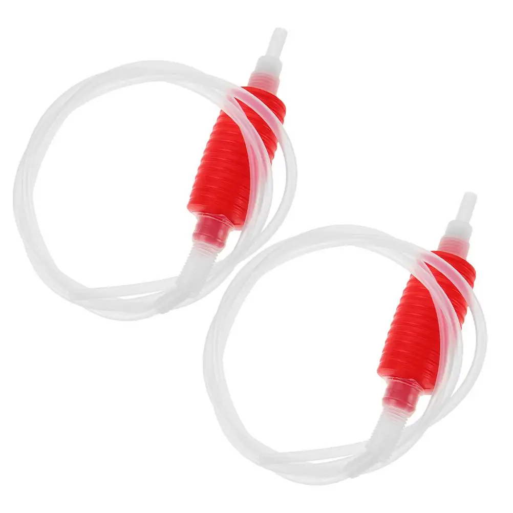 

2pcs Pump Oil Extractor Tool for Automotive Simple Manual Operation Versatile Usage Transfer Pump Gasoline Syphon