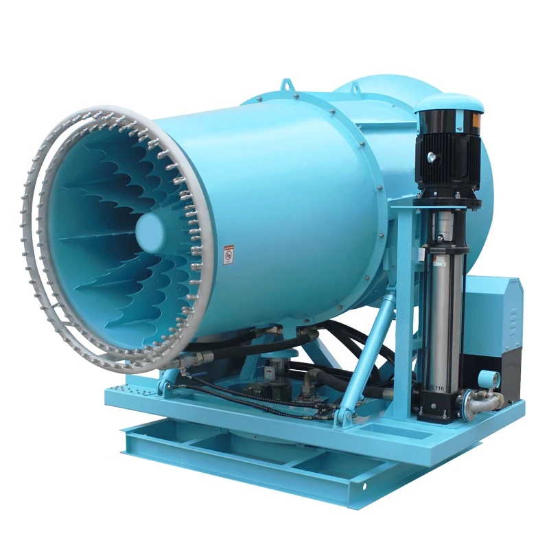 Máquina de canhão para uso industrial, supressão de poeira de alto desempenho