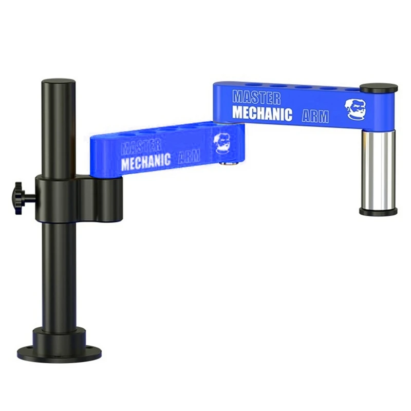 M3 Microscope Swing Arm Universal Metal Bracket Aluminum Alloy Telescopic Folded Column 360° Rotate Free Lift Holder