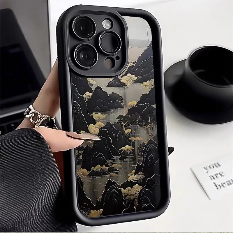 landscape Phone Case For VIVO V29 V27 V23 V25 V27E V23E V20 V15 S1 V11i X60 X70 X80 X90 Shockproof Soft Cover