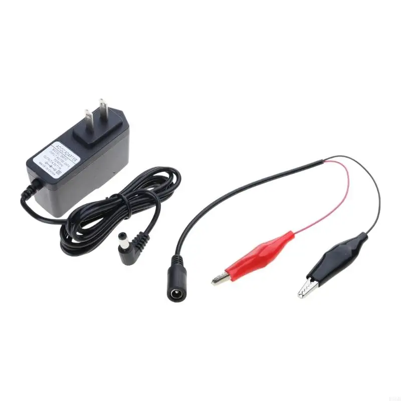 E56B 100-240V to for DC 4.5V 1A 5.5x2.5mm Power Supply Adapter with Clip Cable for