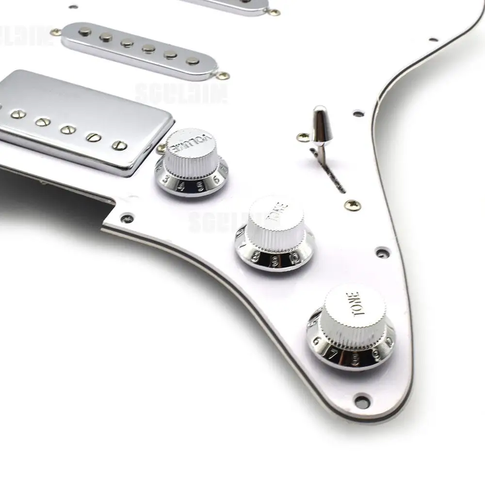 SSH load pre wired 3-layer pickup scraper SSH 2 single coil and 1 double coil pickup with push-pull switch 2T1V guitar pickup