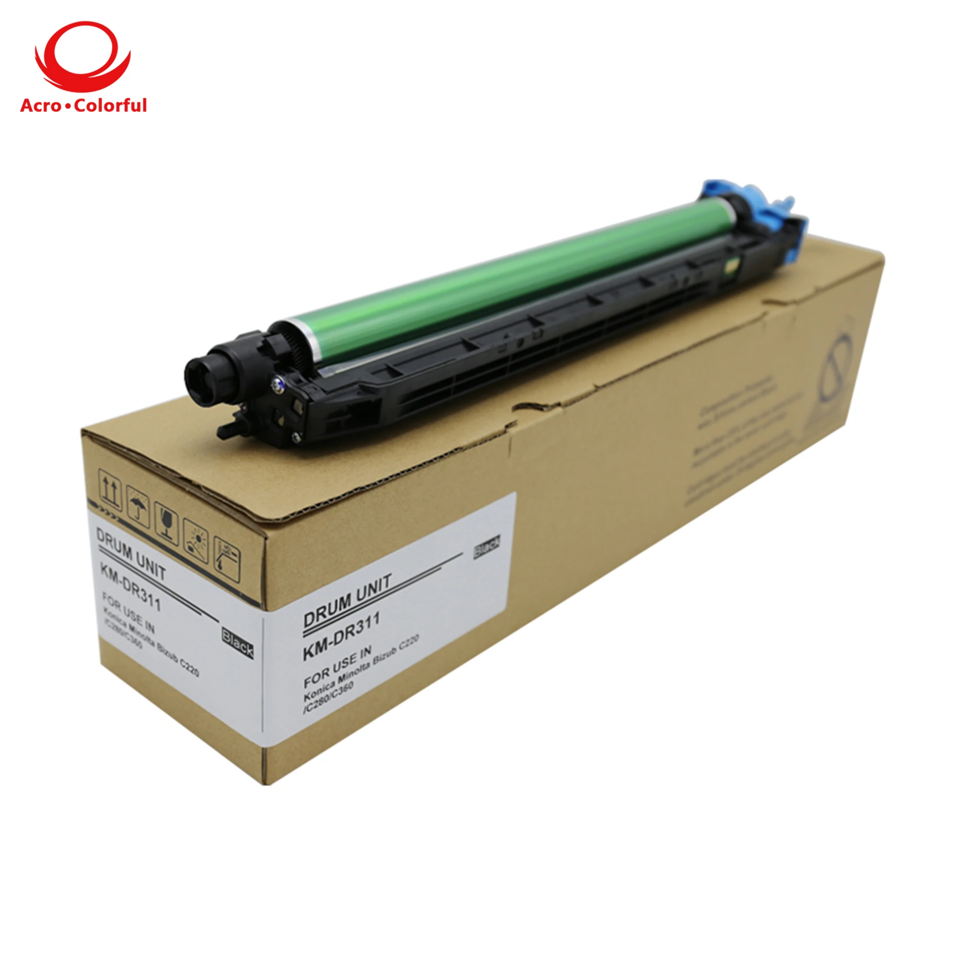 

70K DR311K DR311C DR311M DR311Y Совместимый барабан для MINOLTA Bizhub C220 C280 C360 Аксессуары для принтеров