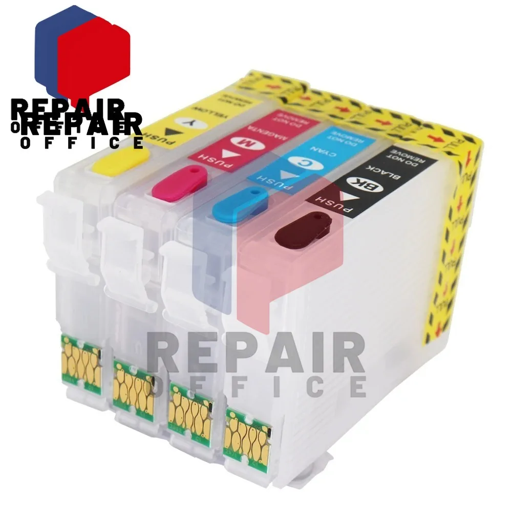 1Set. T16XL T1631-T1634 Refill Ink Cartridge compatible for Epson Workcompatible force WF-2510 2520 2530 2540 2010 2630 2650 266