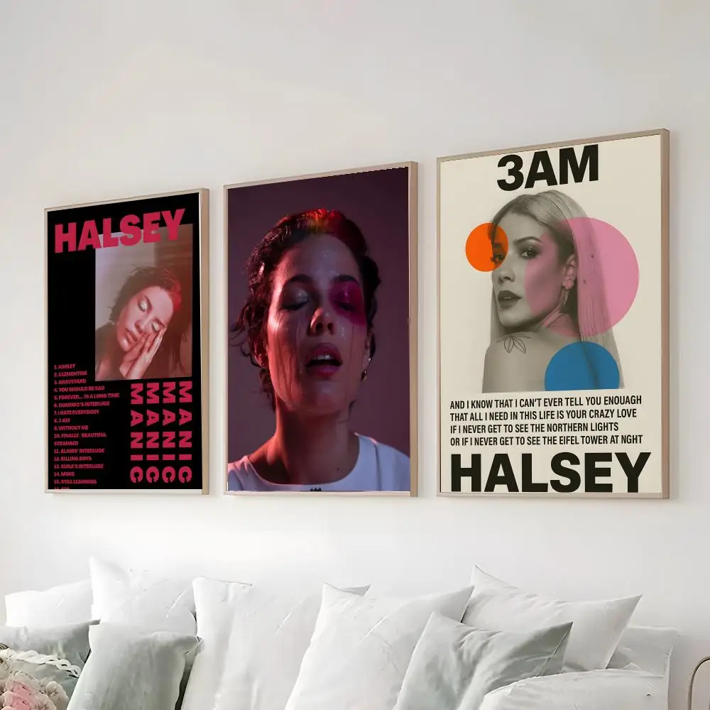 H-Halsey Poster High-definition  poster stickers, suitable for bedroom, living room, home decoration