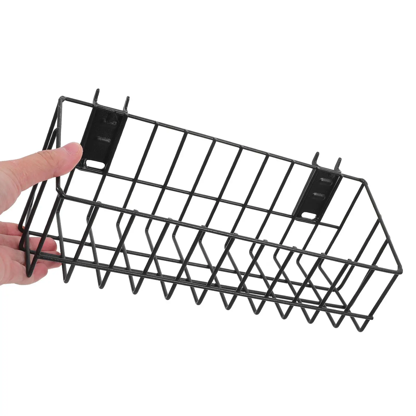 Scratch Resistant Sleek Stainless Steel Small Bookshelf Hanging Book Shelf Wire Bookshelf Document Holder Room Decor Hanging