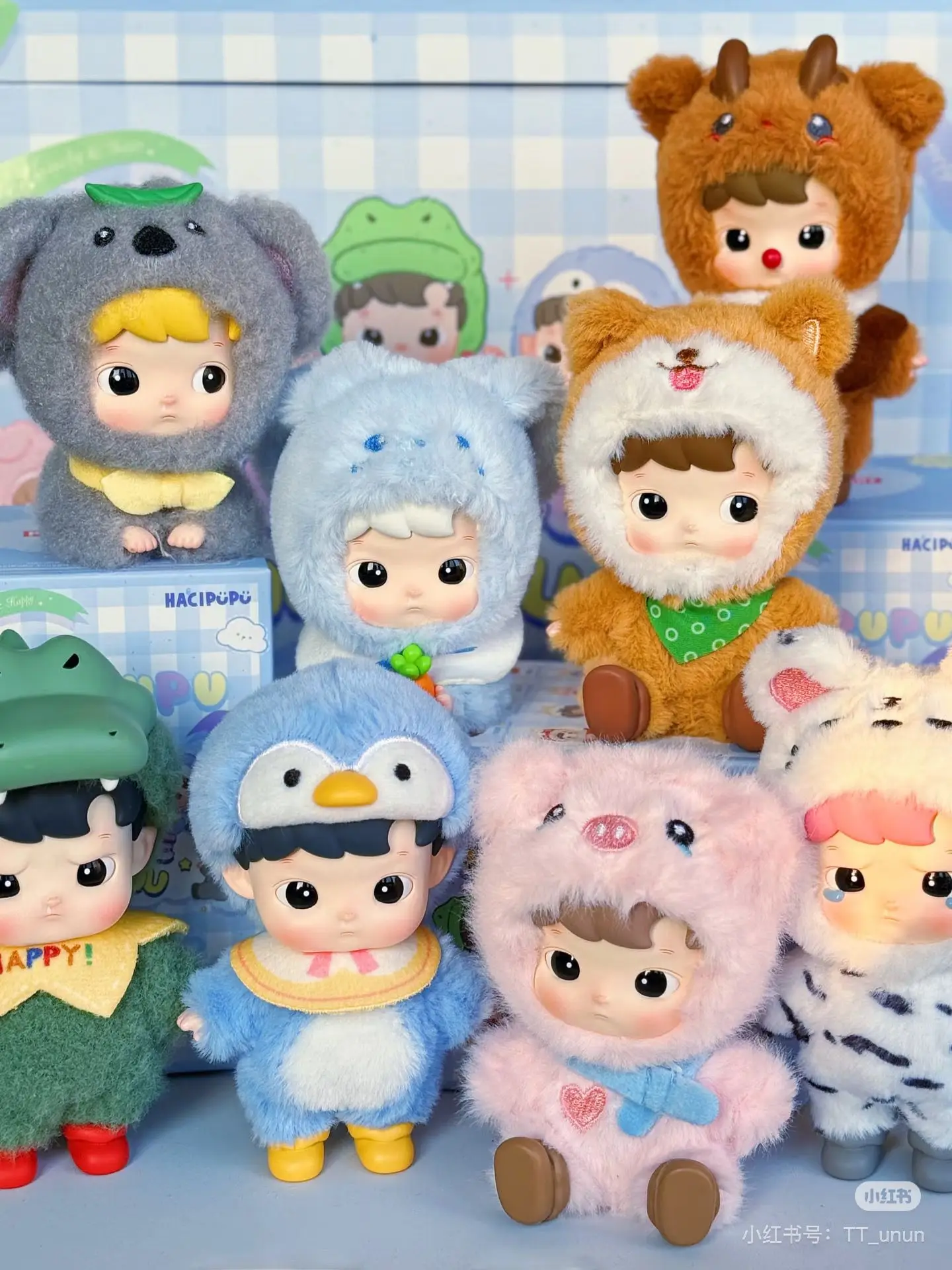 

Genuine Hacipupu Snuggle With You Series Kawaii Anime Blind Box Hacipupu Mystery Box Toy Doll Cute Anime Ornaments New Year Gift