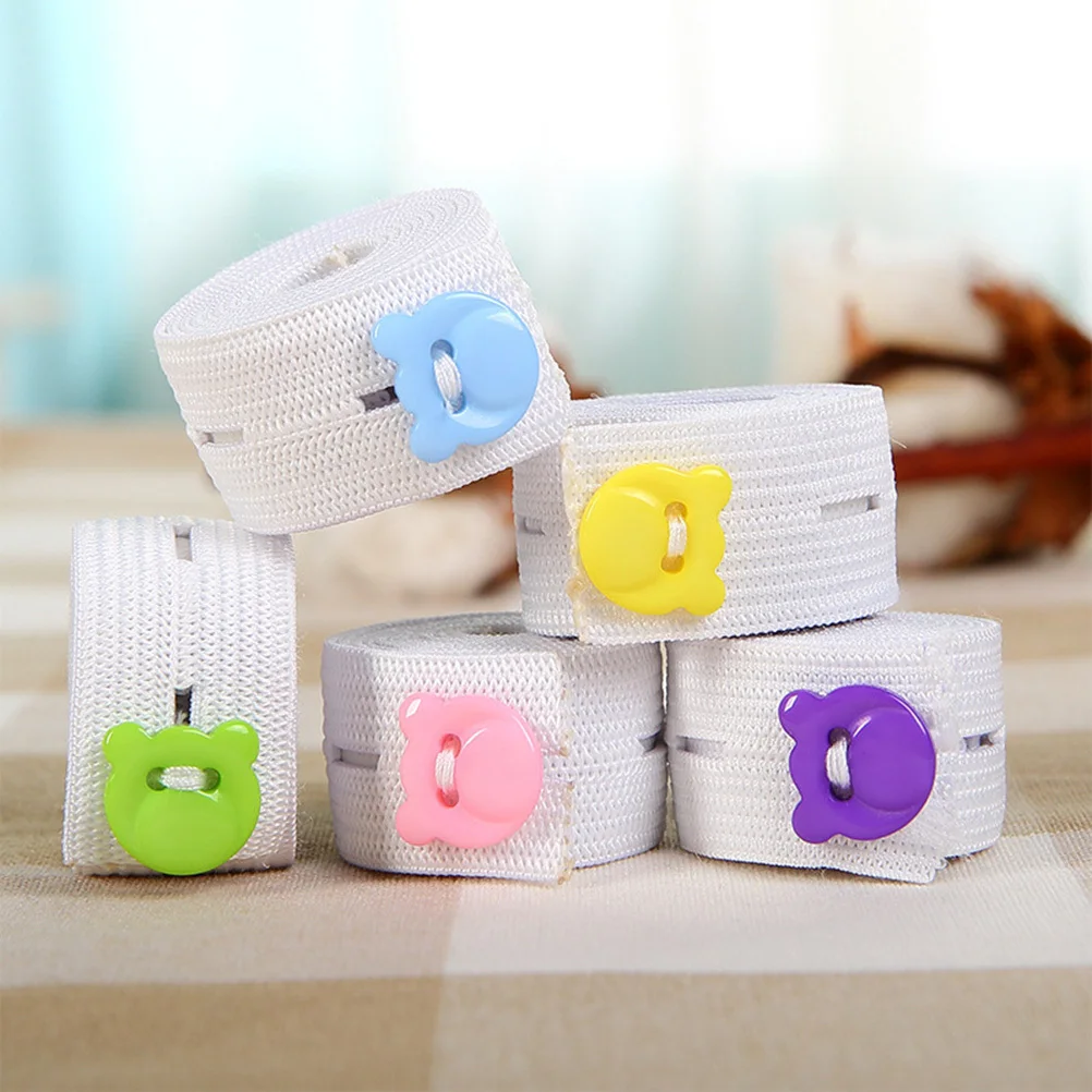 

20Pcs Diaper Strips Belts Adjustable Buckle Fasteners Soft Polyster Infant Diaper Tape for Comfortable Healthy Baby Skin