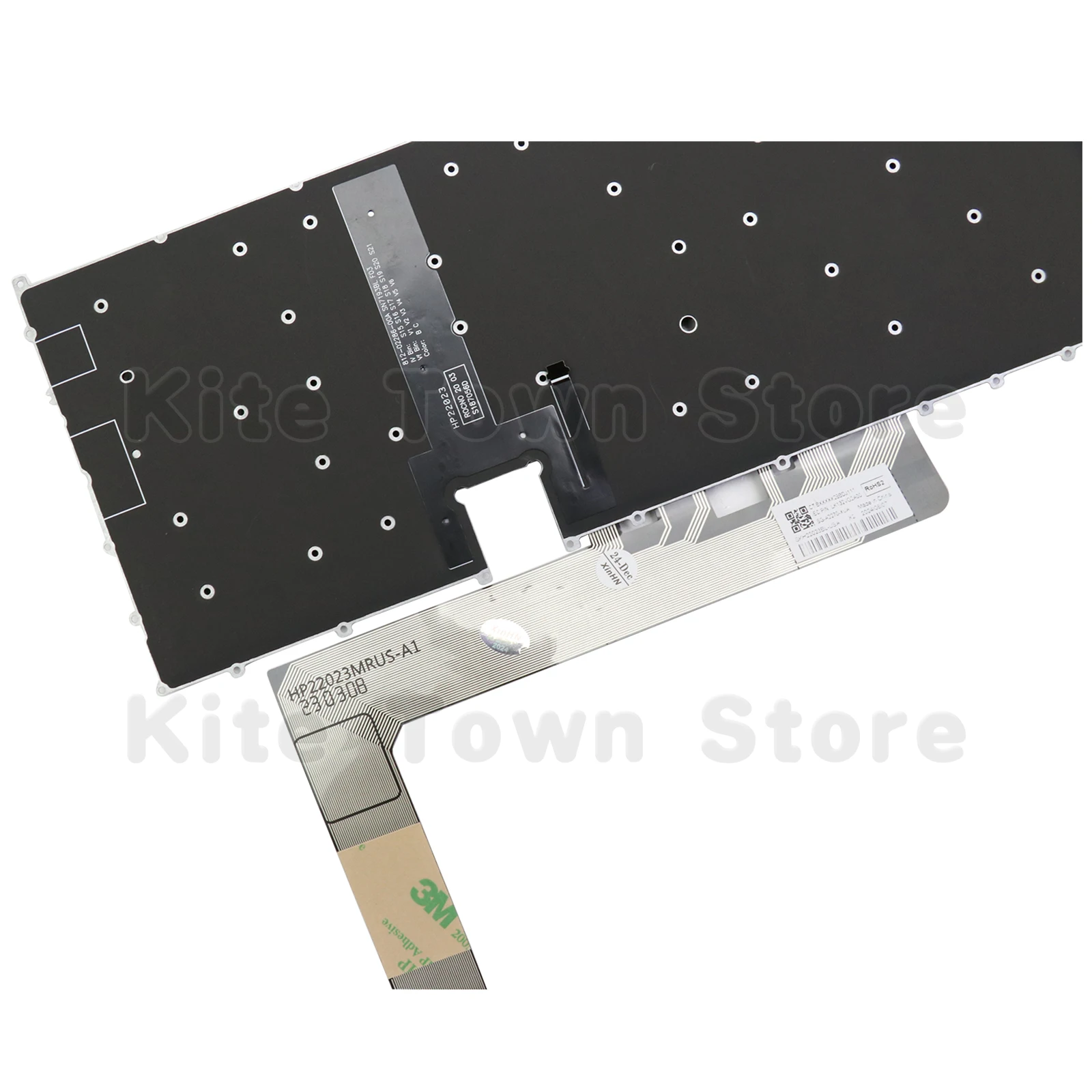 لوحة مفاتيح كمبيوتر محمول جديدة بتصميم أمريكي لجهاز HP EliteBook X360 1040 G7 EliteBook X360 1040 G8 بإضاءة خلفية سوداء بدون إطار