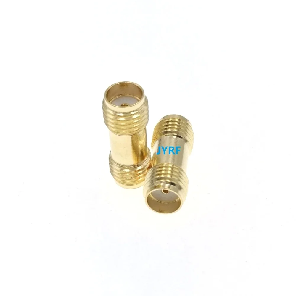 

10PCS Gold SMA Female to SMA Female Jack In Series RF Coaxial Adapter Connectors