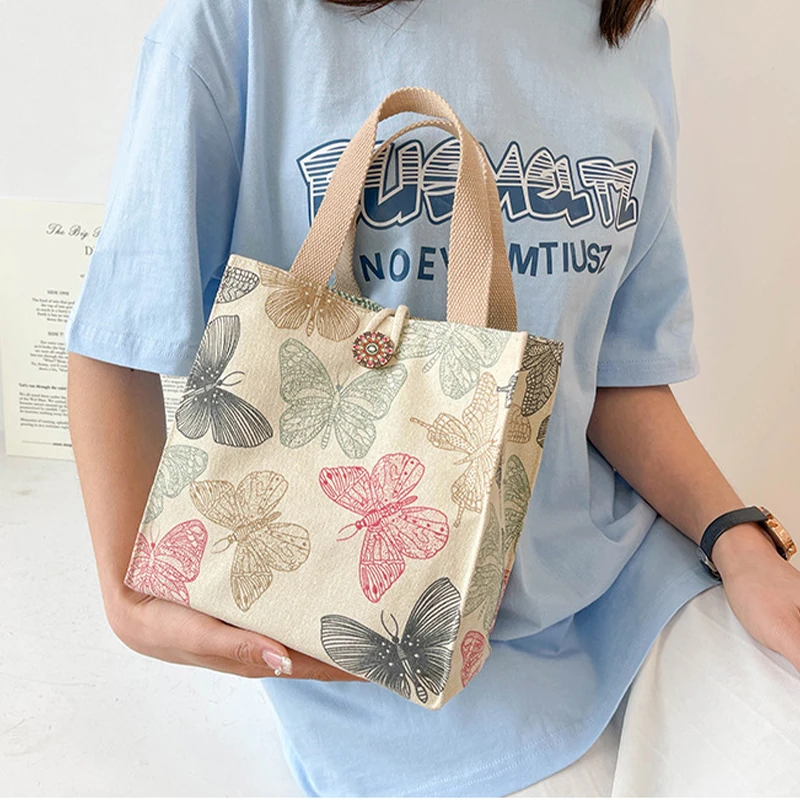HUA HUA Fashion New Large Capacity Goes Out To Medium Bento Lunch Box Bag Handbag