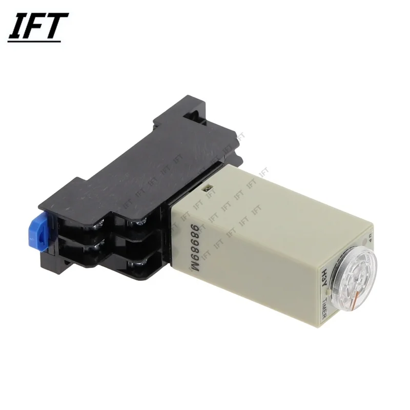 Relays H3Y-2  AC/DC 36V With Base Socket Power-on Delay Rotary Knob DPDT 1S/5S/10S/30S/60S/3M/5M/10M/30M Timer Timing Time Relay