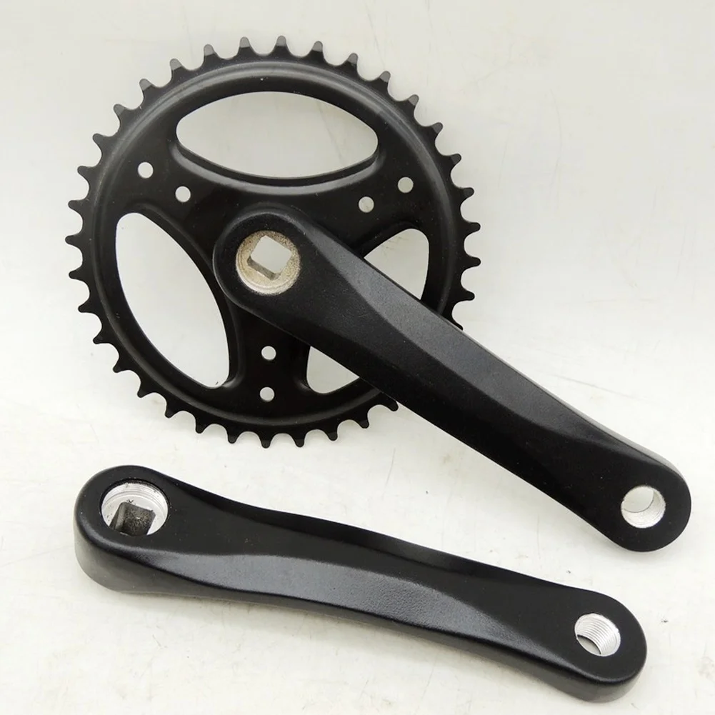 For Smooth Cycling 36T Bicycle Crank 36-tooth Design Aluminum Construction Lightweight Material Cold-formed Technology