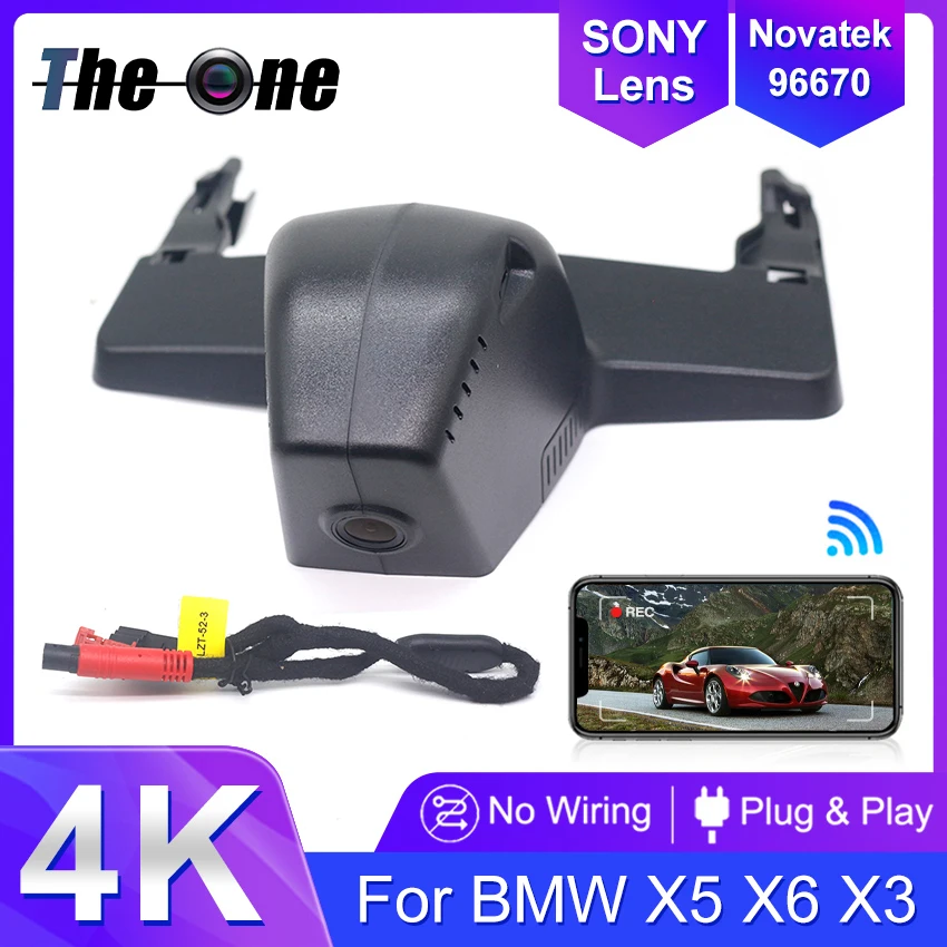 

Новый! Видеорегистратор Plug And Play 4K для BMW X5 G05 X6 G06 X3 G45 2024-2026 Facelift, видеорегистратор OEM, ночное видение, управление через приложение WiFi