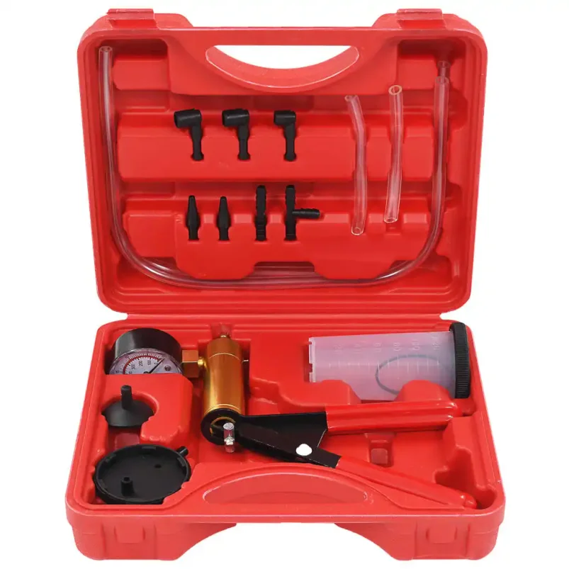Brake Bleeder Kit and Vacuum Pump Metal Tool Packaging Storage Organizer Storage for Garage Equipment Tools Hand Tool Sets