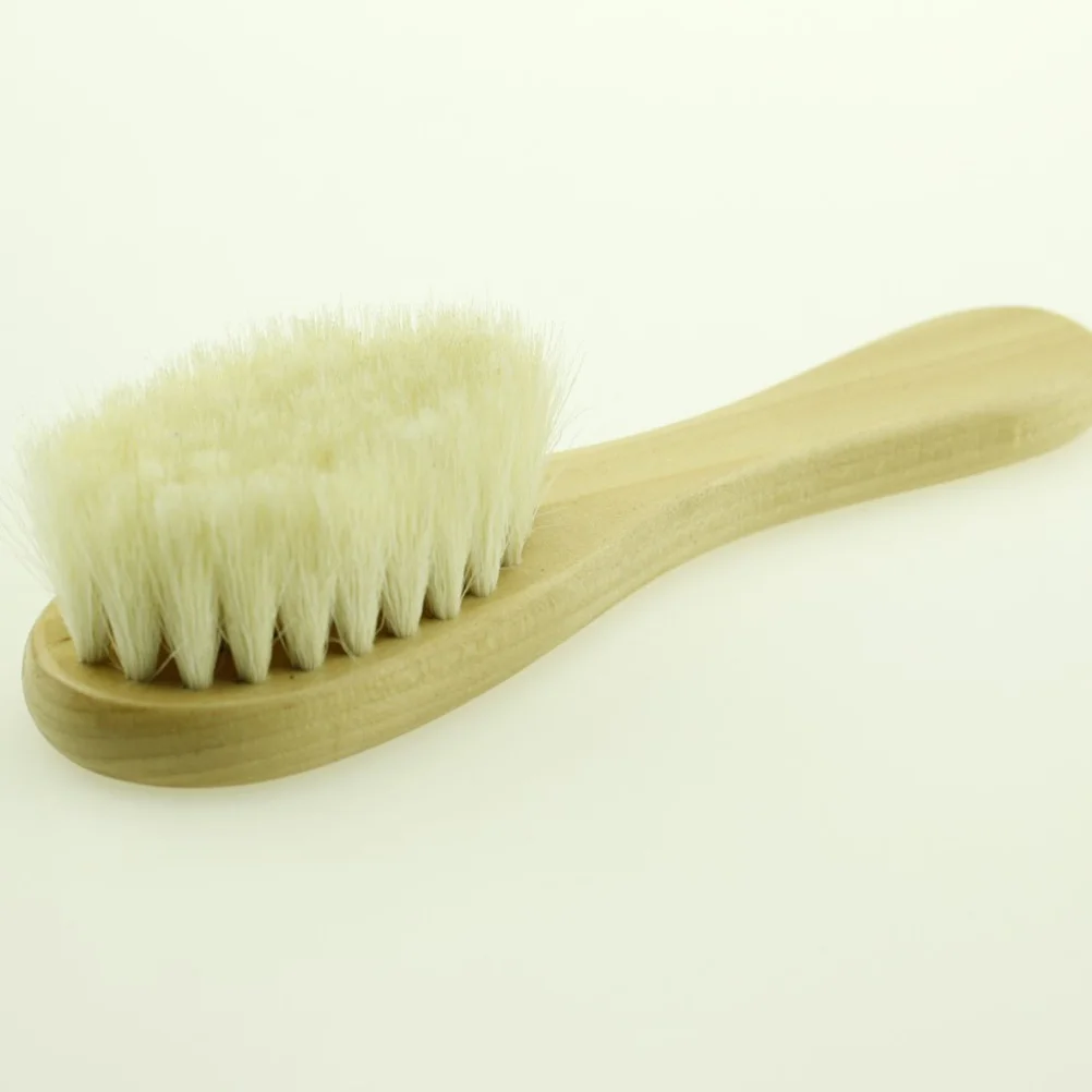 

2Pcs Wooden Comb and Brush Set Natural Wood Bathing Brush for Scalp Massage Body Cleaning Detangling Shower Scrubber for Kids